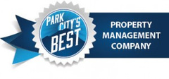 Park City's Best Property Management Company badge